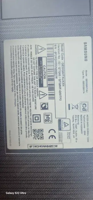 Televizor QLED 50Q60TAU XXH, defect