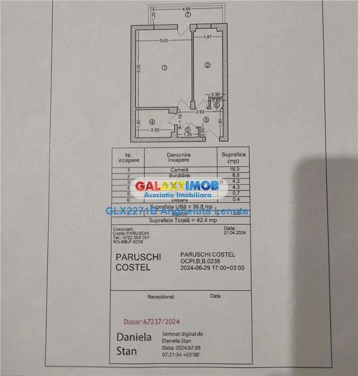 Cartierul Brancusi garsoniera de vanzare