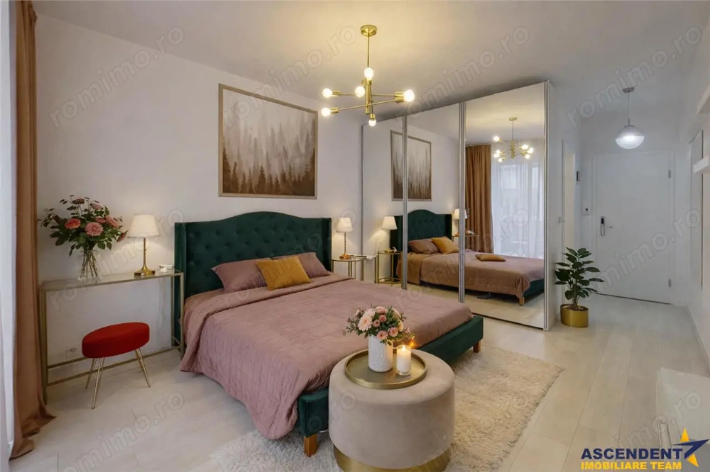 Eleganta garsoniera, decomandata, mobilata, terasa, boxa, parcare, Avantgarden, Brasov