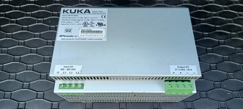 Power Supply KUKA 27VNTKRC2 