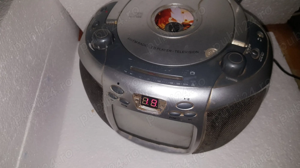 Radio CD TV Sonic Line vitange 12v