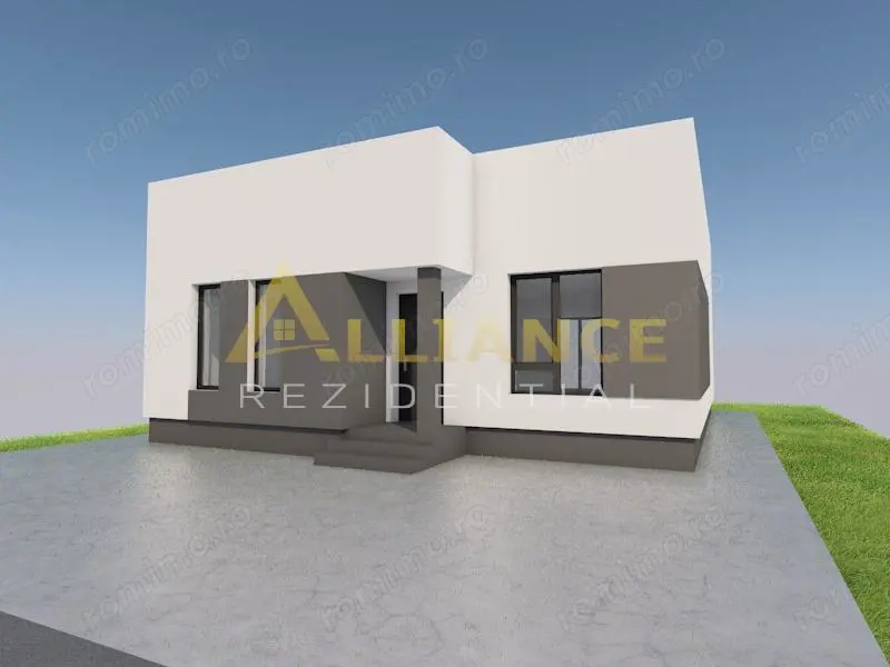 Vila individuala | 4 camere - 2 bai - Teren 307 mp