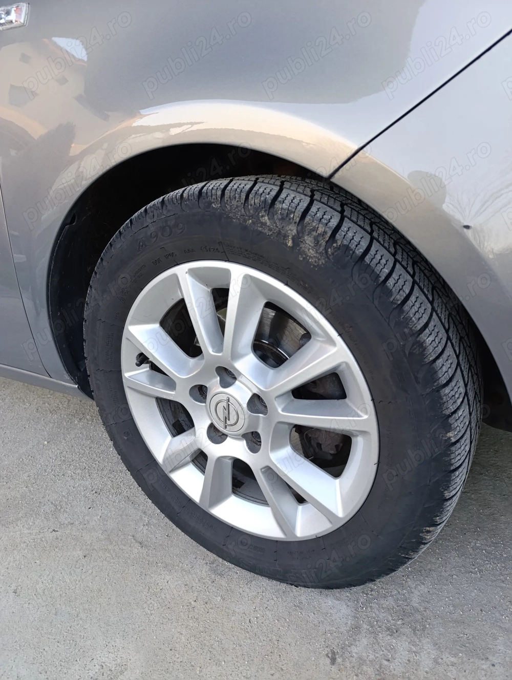 Jante aliaj 16" Opel 5x110 cauciucuri M+S DOT 2024 