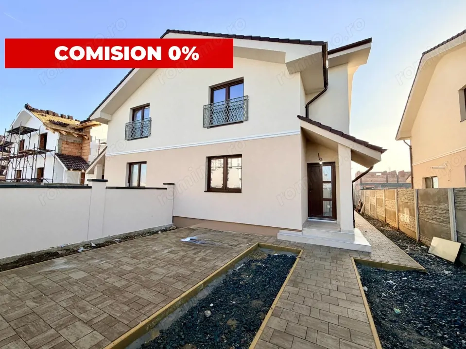 Comision 0% Duplex cu 4 camere, 2 bai -Cartier asfaltat- Mosnita