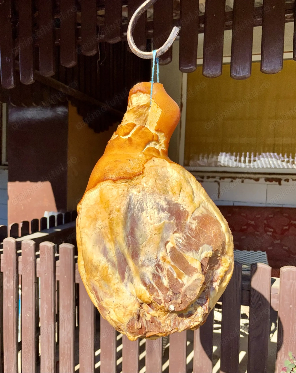 Șuncă și slănină de porc de casă   naturale și gustoase!