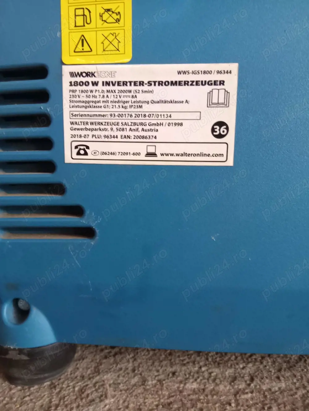 generator Inverter 2000w 