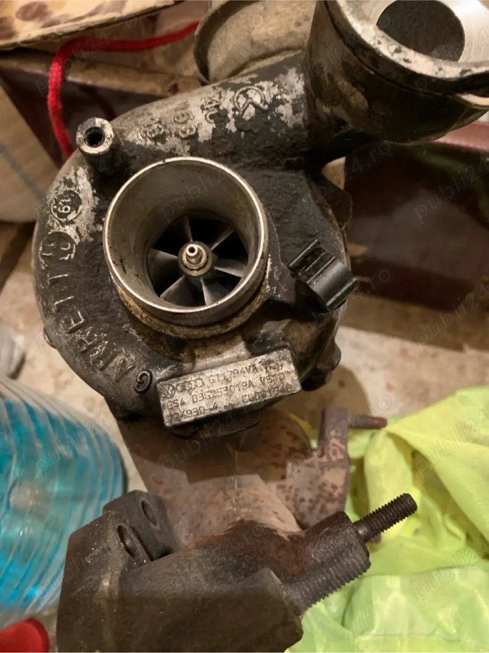 turbosuflanta  turbina pasat  golf 5