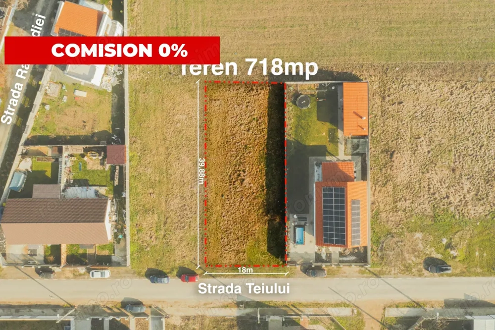 Comision 0% - Sacalaz - Drum asfaltat