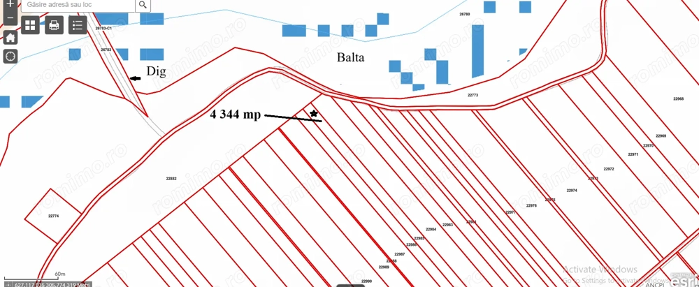 Teren agricol extravilan de vanzare- 1 euro  m.p.