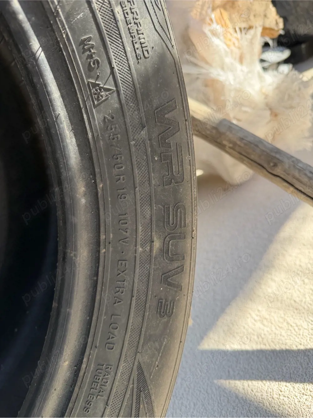 Vând patru cauciucurihankook 195/65/15 în stare f buna ,m+s,