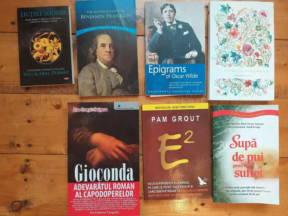 Peste 20 carti romane,beletristică:O.Wilde,Creangă,Rebreanu,Braun, etc