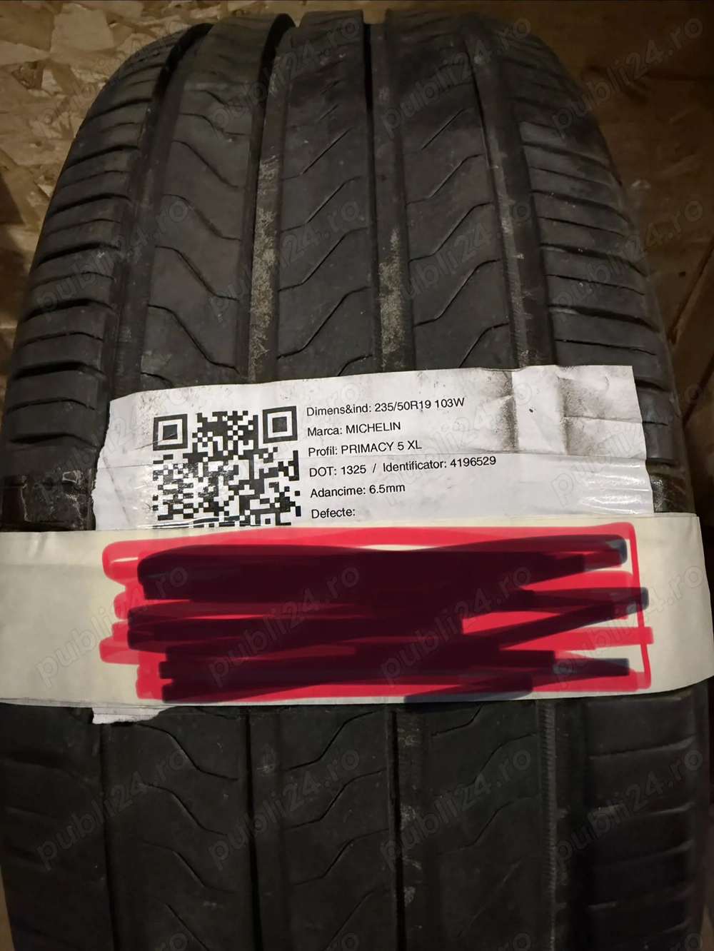 De vânzare 4 anvelope Michelin Primacy 5 XL 235/50 R19 103 W