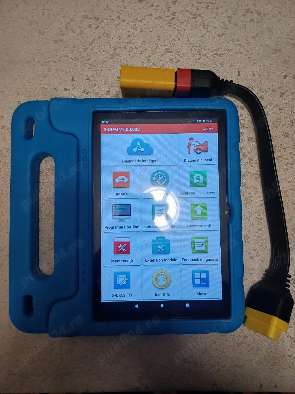 Tester auto Launch diagnoza