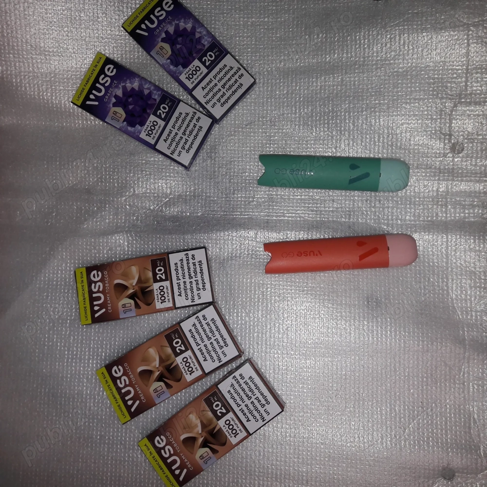 Capsule Vuse Go noi,aparate folosite odata