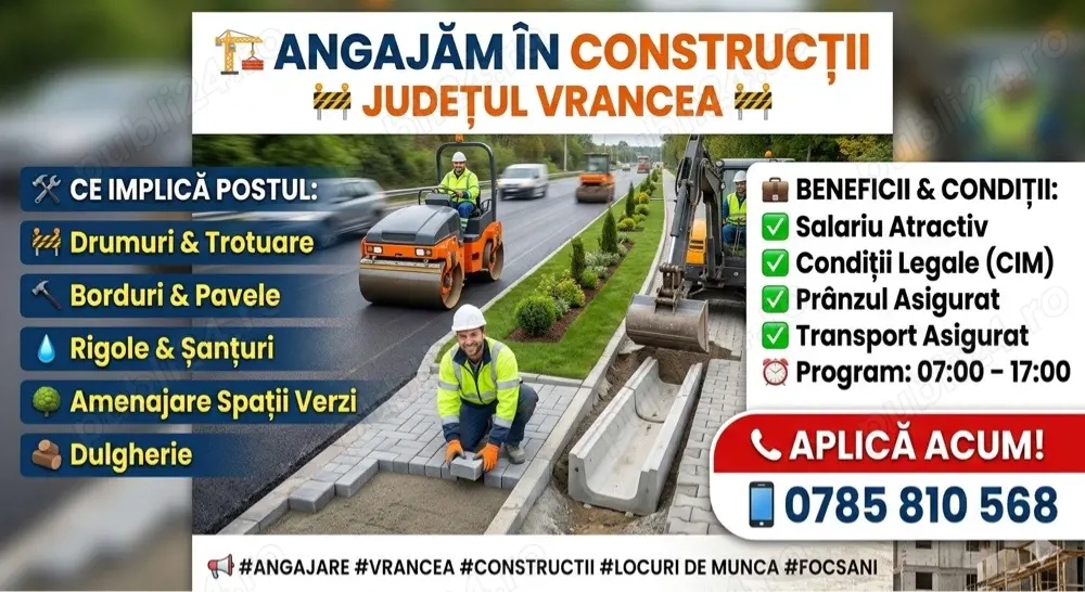Angajam in constructii