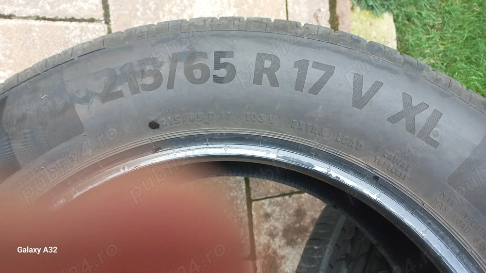 Set 4 anvelope vară Continental EcoContact 6 XL 215/65 R17–aproape noi