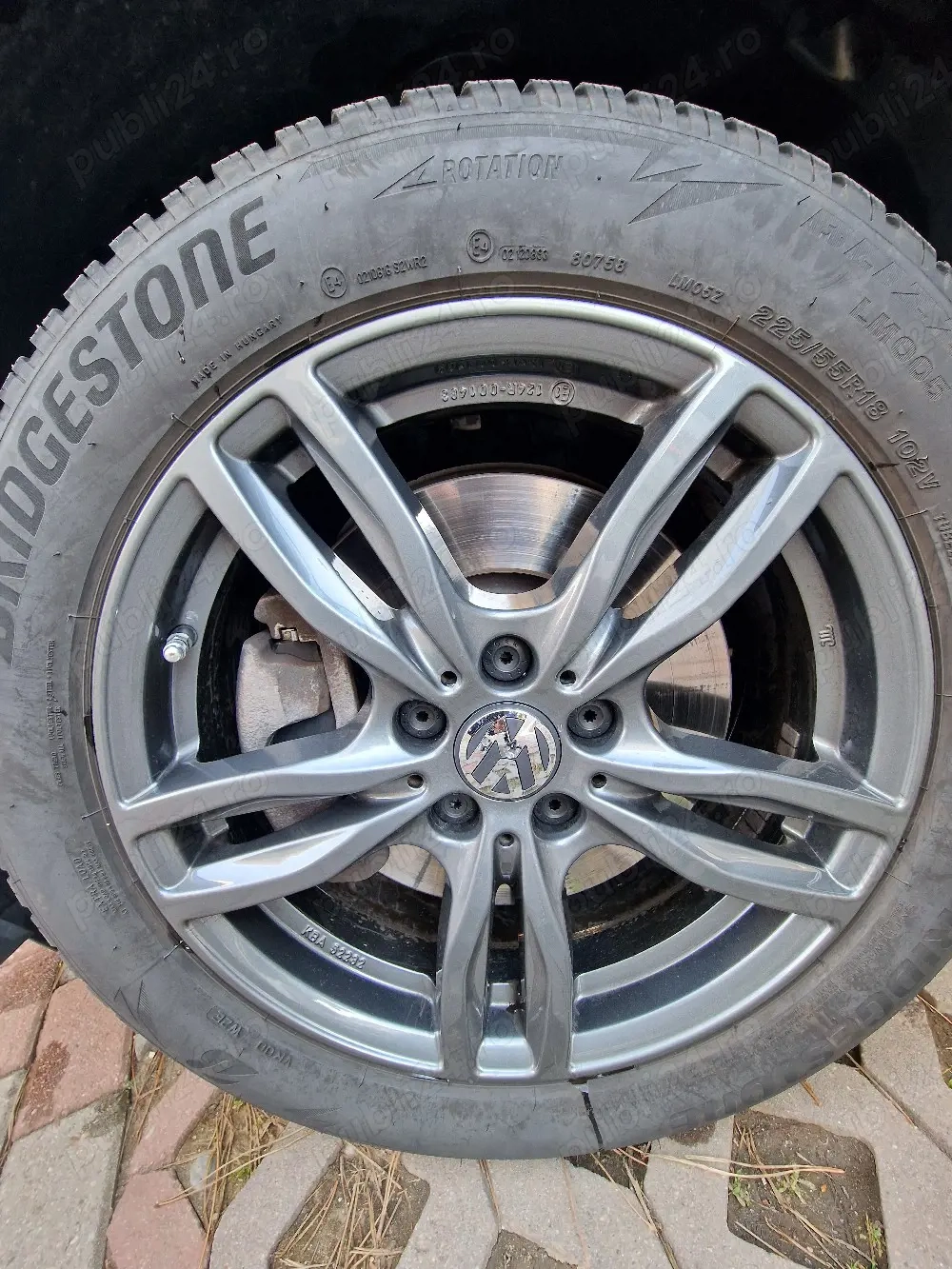 Vând 4 roți echipate cu anvelope de iarna 