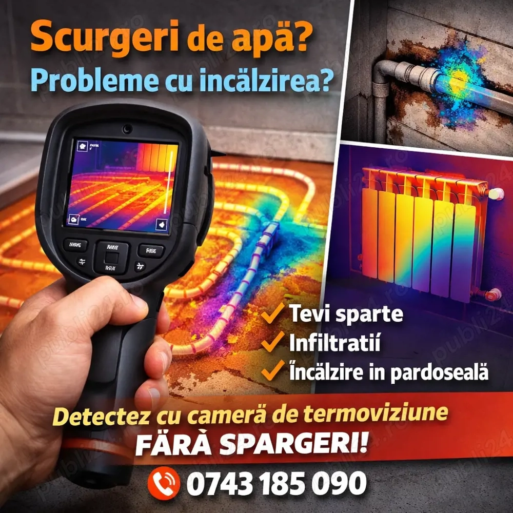 Detectie pierderi apa 