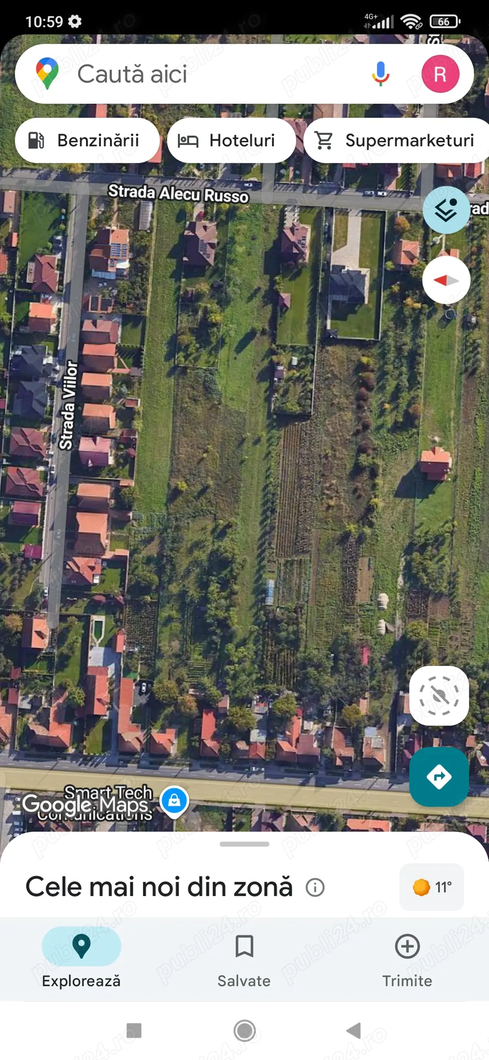 teren 264 mp Alecu Russo