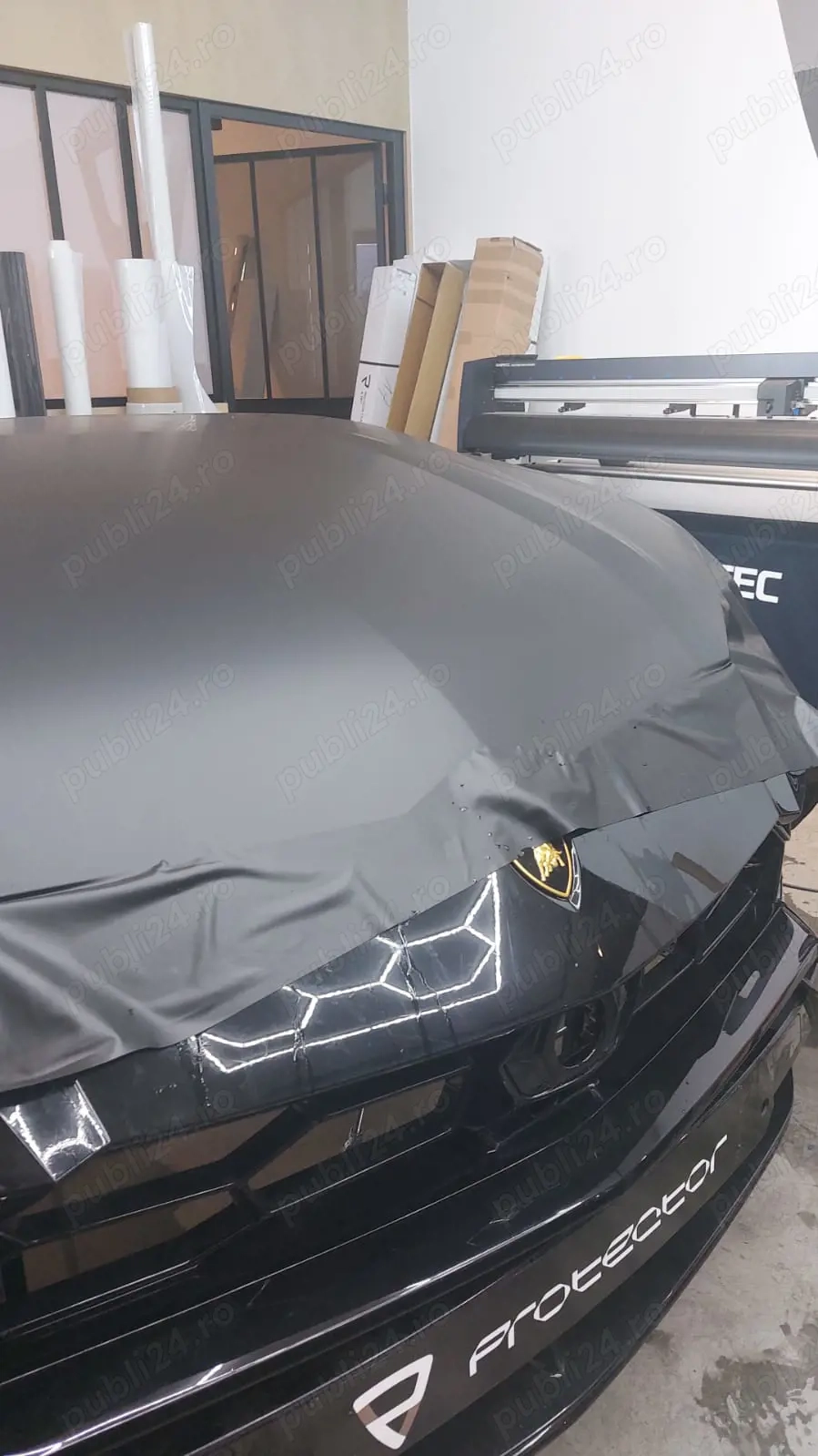 Vand Folie PPF Negru Mat