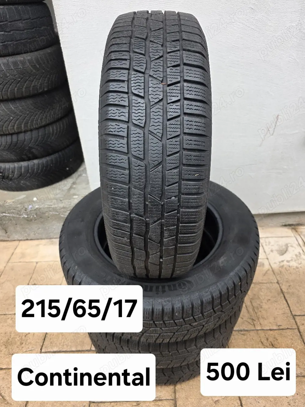 Set 4 anvelope iarna 215/65/17 Continental