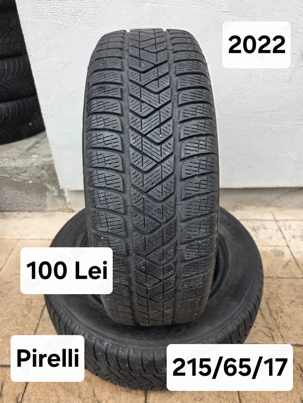 Set 2 anvelope iarna 215/65/17 Pirelli 2022