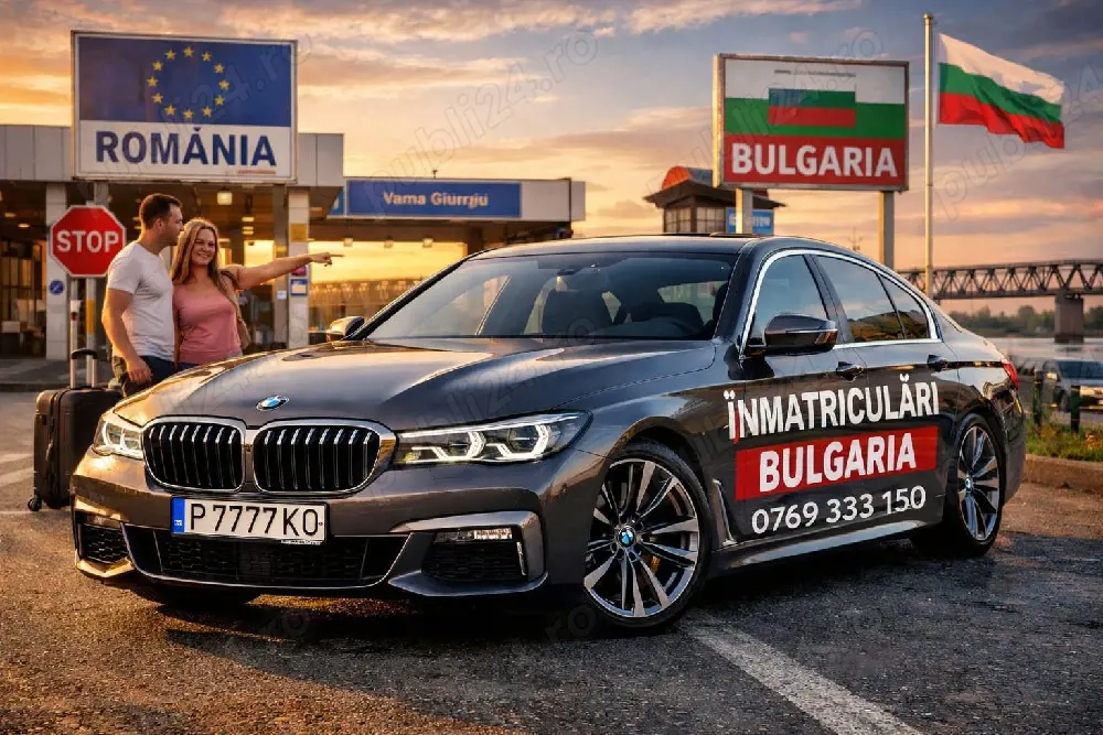 Inmatriculari mașini în BULGARIA într-o zi cu asigurare și itp, transport platforma gratuit