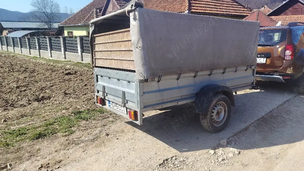 Remorca 750kg basculabila 