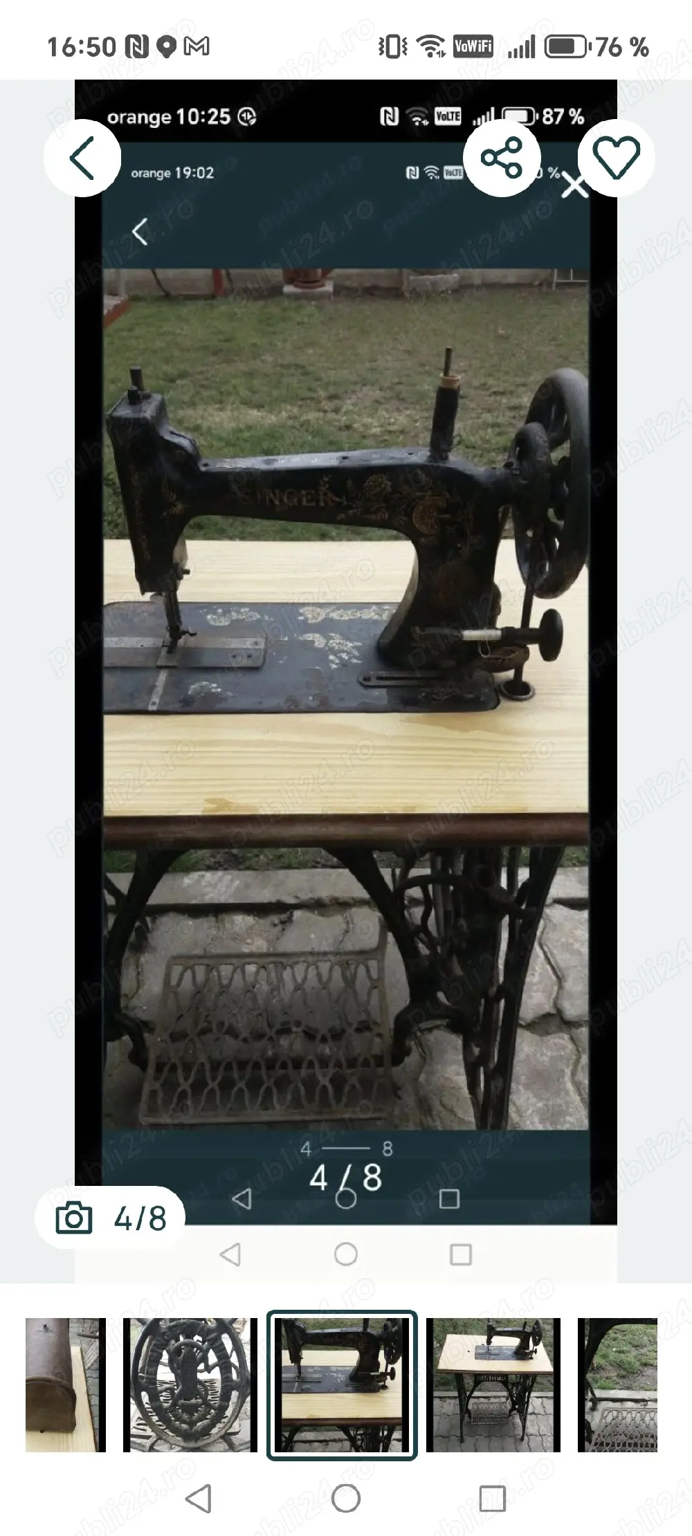 Mașina de cusut Singer 