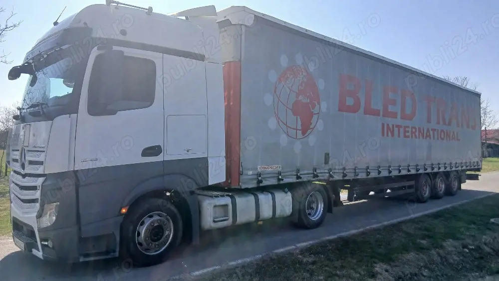Vând Mercedes actros mp4,eu 6 ,an 2016,si semiremorca schwarzmuller 