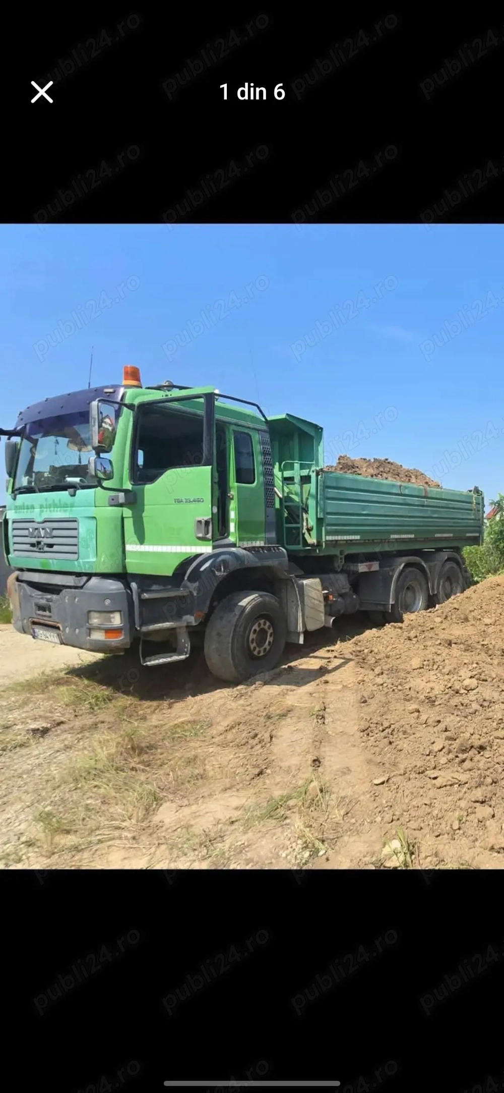 Man basculabil 460 cai