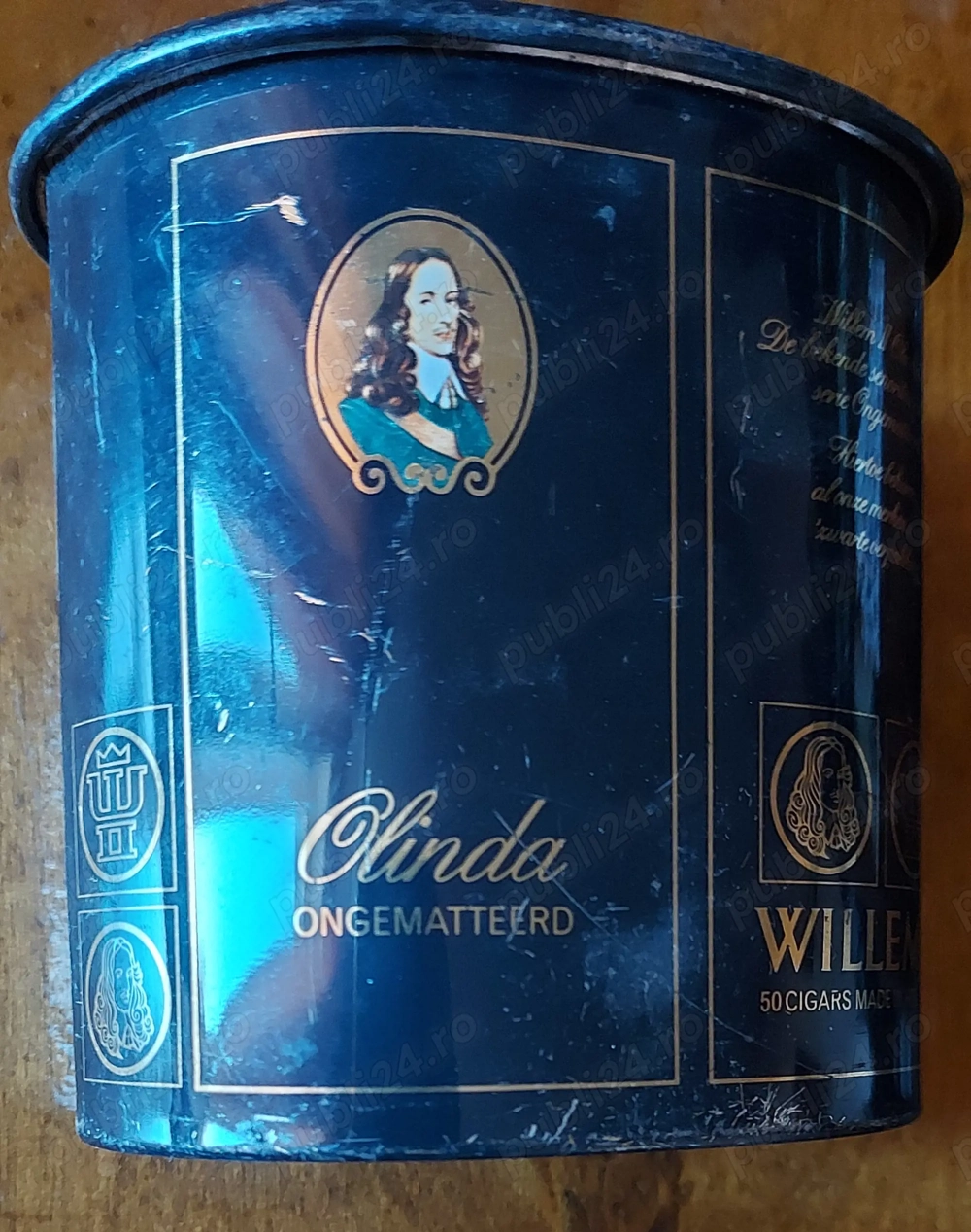 Cutie Tabla De Colectie - Tigari Willem II Senoritas 