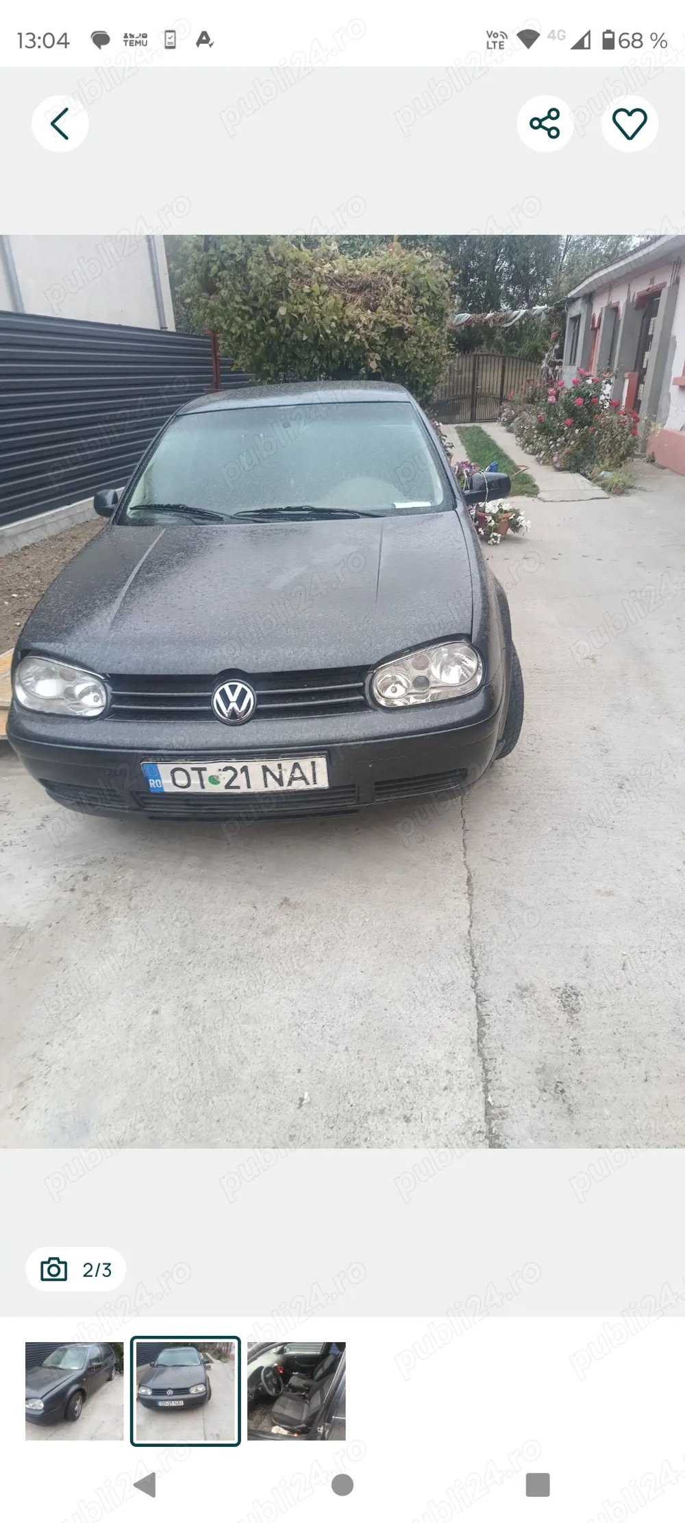 Vând sau dezmembrez Logan 1,5 dci Euro 4 și golf 4