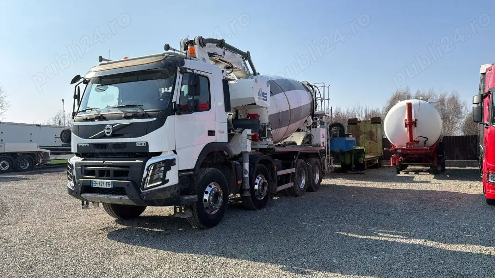 Autobetoniera Volvo FMX 500,cu pompa