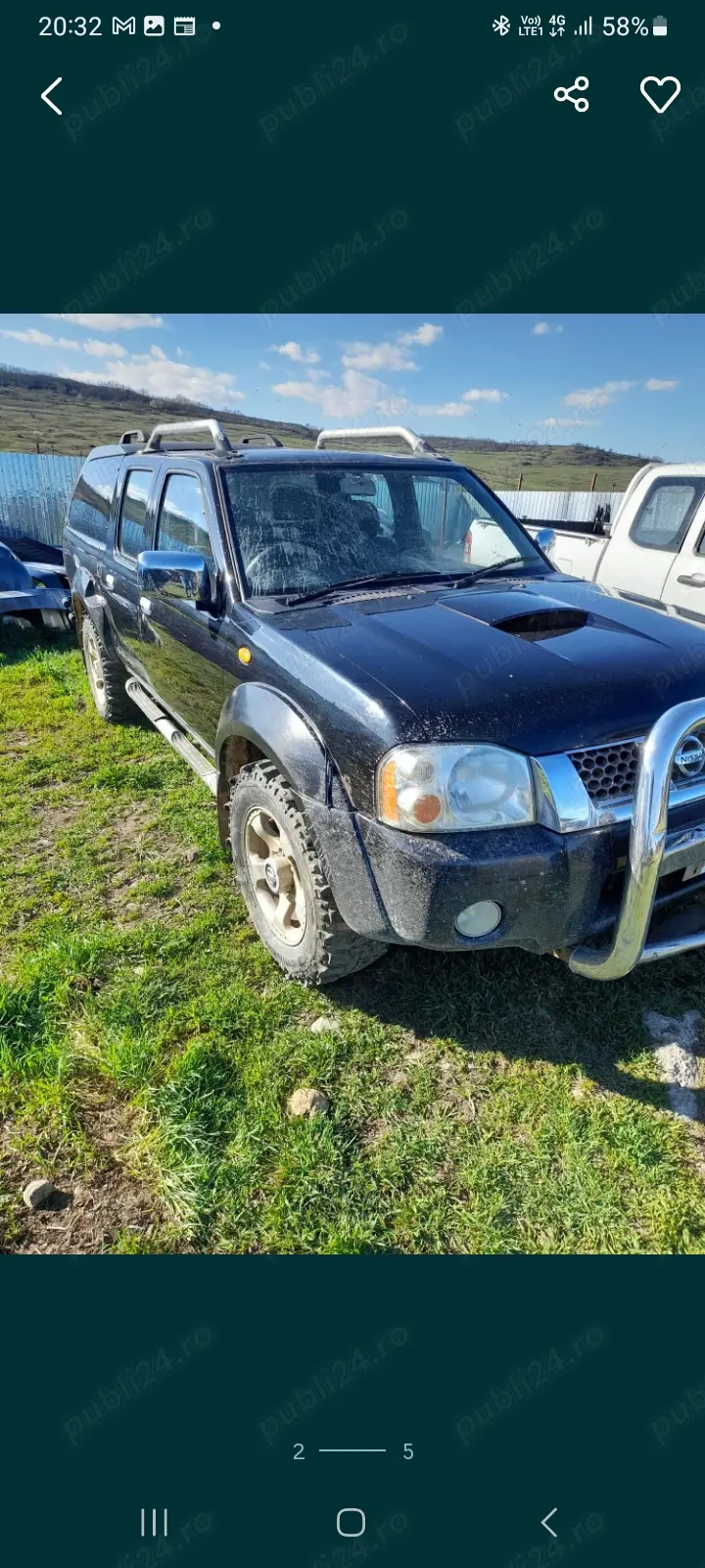 Dezmembrez Nissan Navara d22 an 2003 2006 motor 2.5