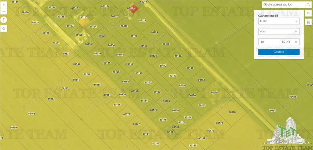 Teren intravilan construibil, Vidra IF-Copaceni, ideal rezidenta sau investitie ,1060 mp, parcelat