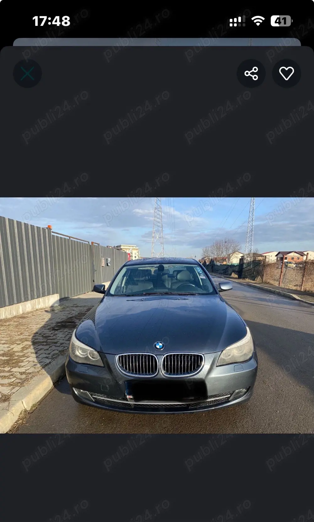 vand BMW Seria 5 ,2009, 2 l