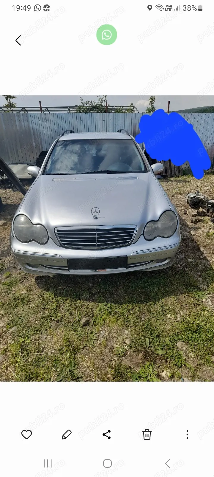 Turbina Mercedes C Class an1999 2005motor2.2 