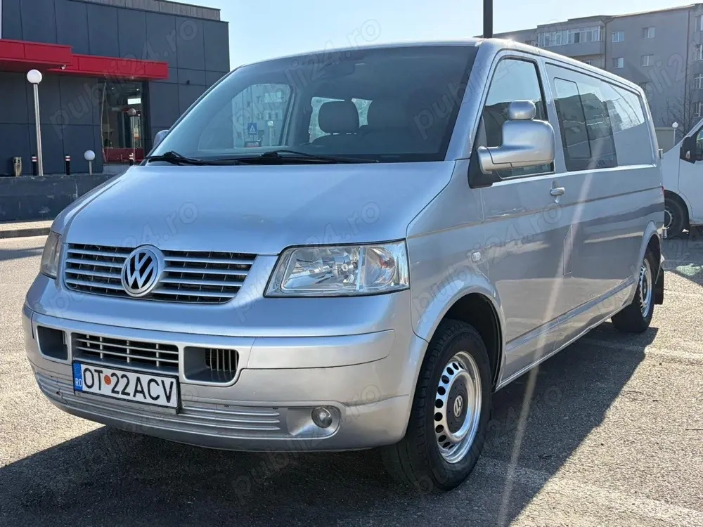 VW Transporter T5 2,5 TDI, Extra Lung,5+1 locuri 2006 131 CP
