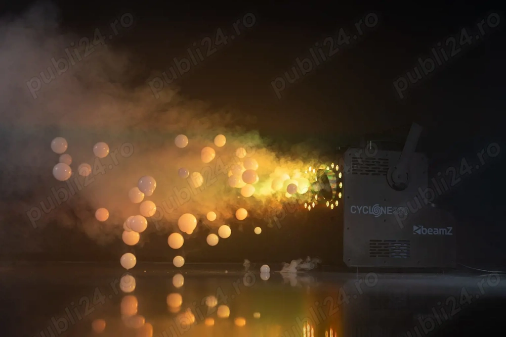 Masina de fum cu baloane si efecte speciale