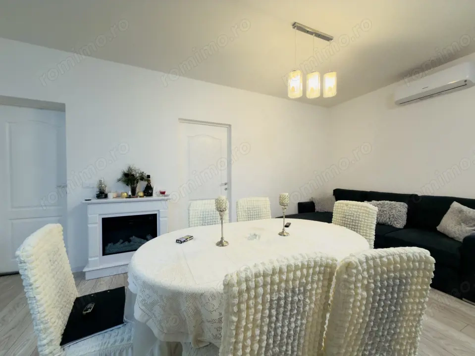 Apartament 3 camere, open space, etaj 2, mobilat utilat in Giroc 