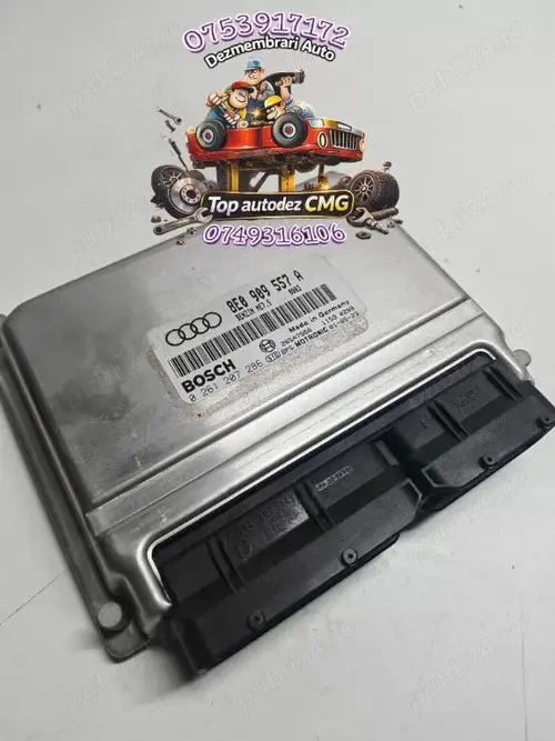 Ecu Audi A4 B7 B6 2.0 i ALT Benzina 8E0909557A calculator motor 0261207286