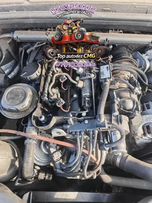 Motor Bmw 2.0 D diesel N47D20A Seria 1 3 5 E87 E81 E88 E90 E91 E92 E93 E60 E61 F10 x1 x3