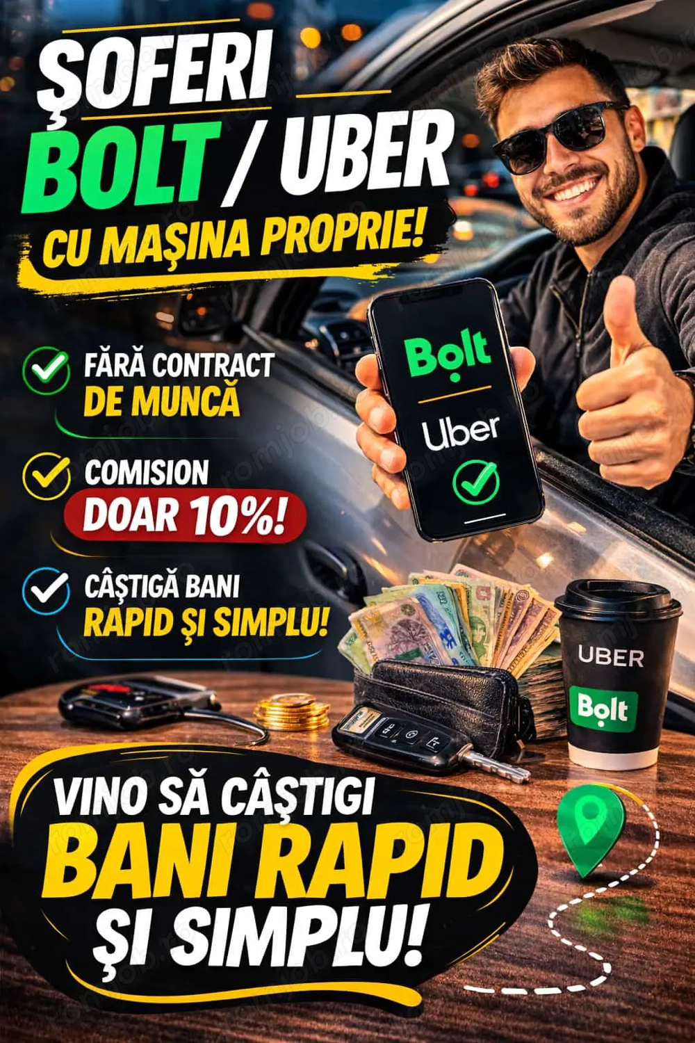 Uber Bolt  Mai multe detalii la nr de Whatsapp  