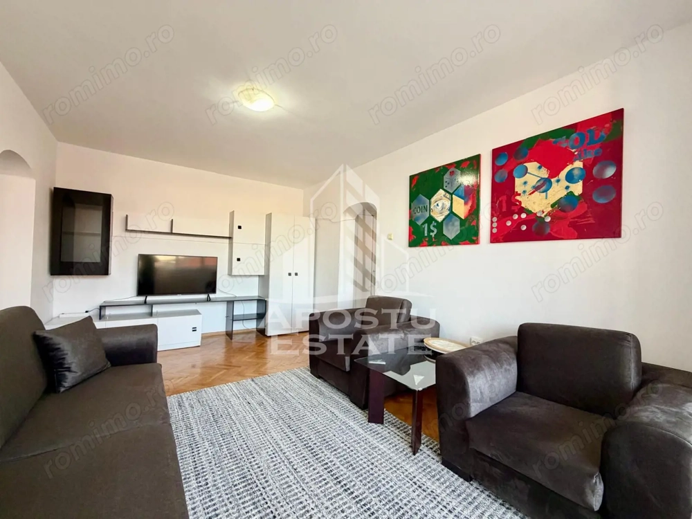 Apartament 3 camere de inchiriat, centrala proprie, Fabric, Timisoara