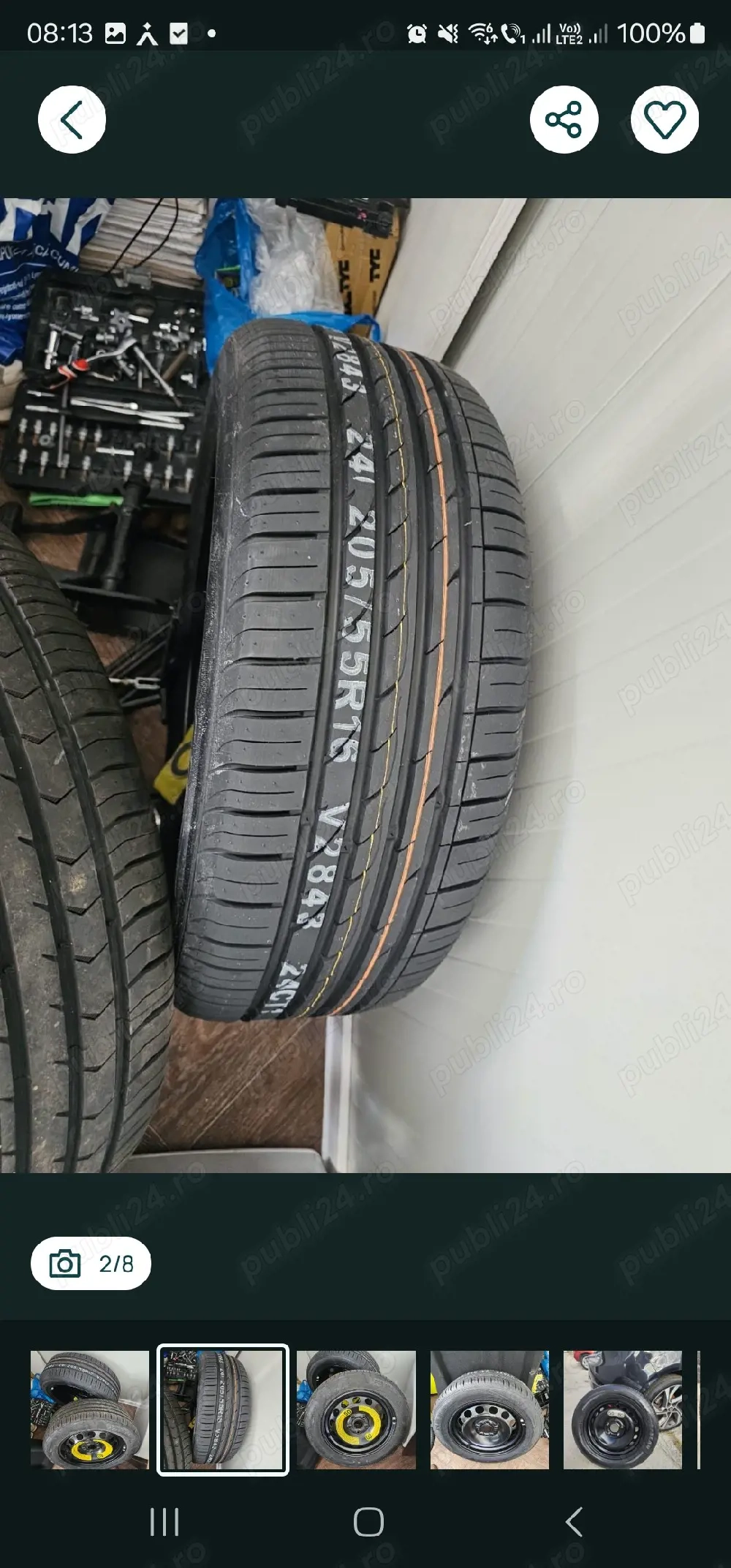 Jante noi Anvelope  205 55 R16   Audi VW Skoda Renault