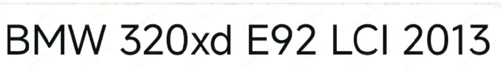 vind bară spate BMW 320 xd