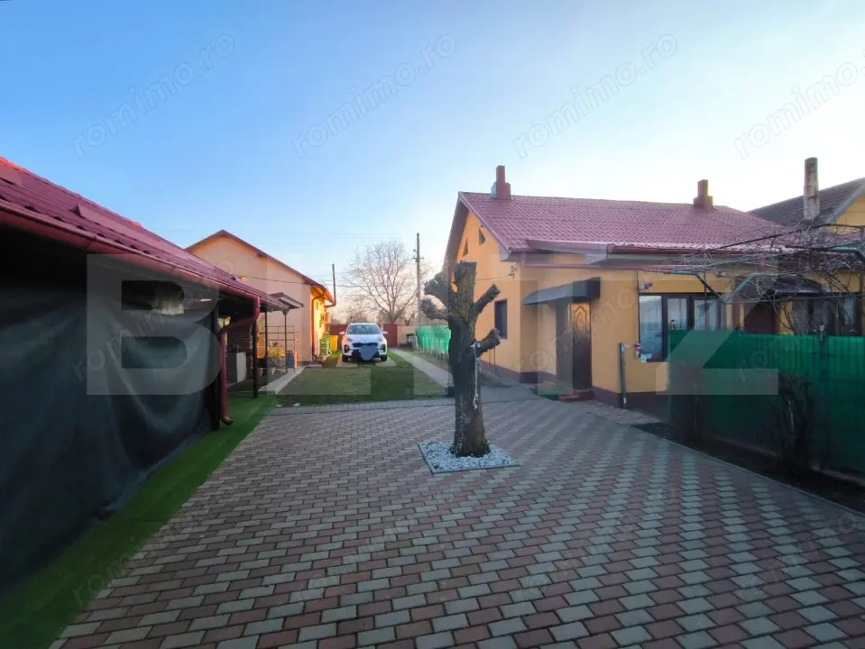Gospodarie deosebita, casa de locuit, spatiu comercial, 155 mpu si 200mp teren 