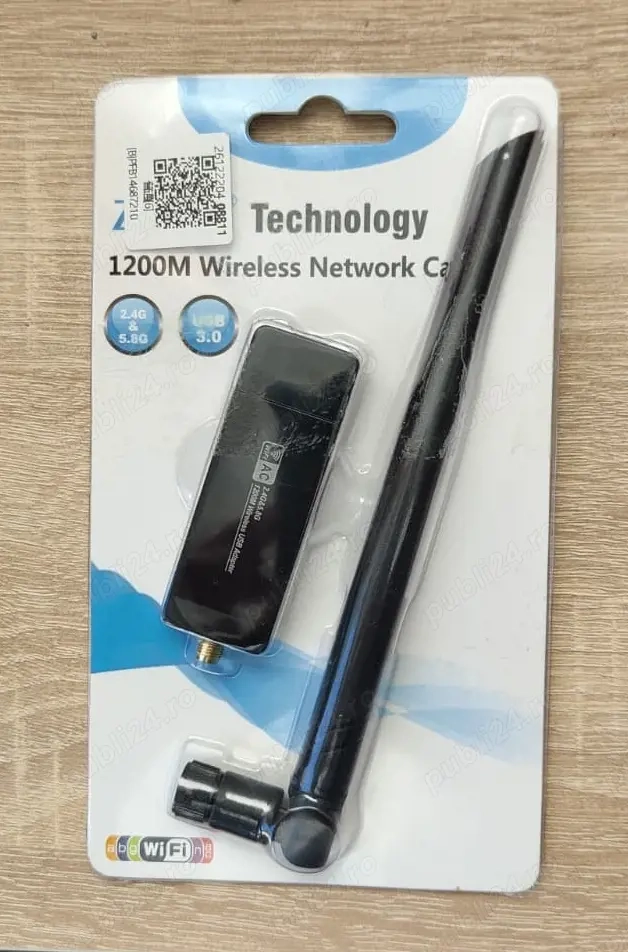 WiFi Adapter 8812AU for Android, Linux, Win , 5GHz - Monitor mode