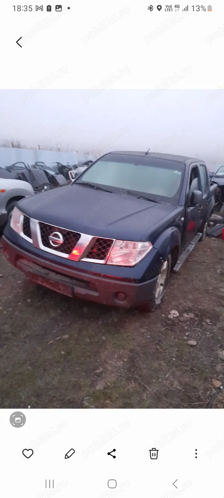 Pompa înaltă Nissan Navara D40 an 2006 2011 motor 2.5 